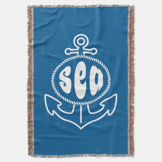 Anker und das Meer Decke (Vorderseite Vertikal)