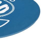 Anker und das Meer Schneidebrett (Ecke)