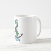 Anker und Fische Kaffeetasse (VorderseiteRechts)