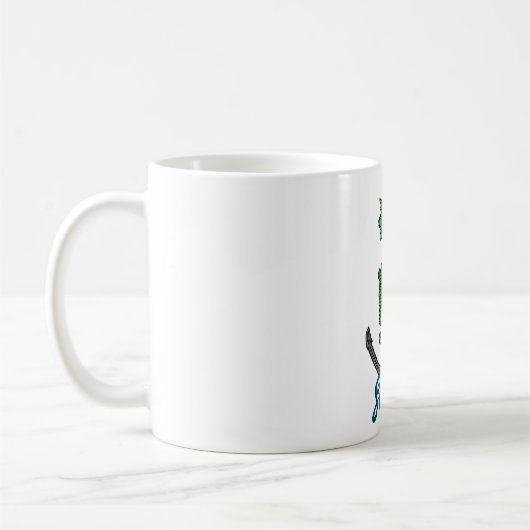 Anker und Fische Kaffeetasse (Links)