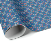 Anker- und Herzmuster Geschenkpapier (Rolleneckpunkt)