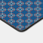 Anker- und Herzmuster Schreibtischunterlage (Ecke)