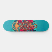 Anker und Kraken Skateboard (Horizontal)