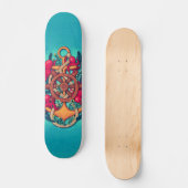Anker und Kraken Skateboard (Vorderseite)