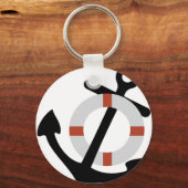Anker und Lebensretter Schlüsselanhänger (Vorderseite)