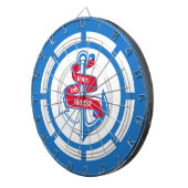 Anker und Lenkrad Dartscheibe (Vorderseite rechts)