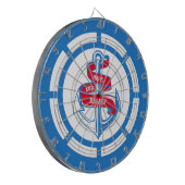 Anker und Lenkrad Dartscheibe (Vorderseite Links)