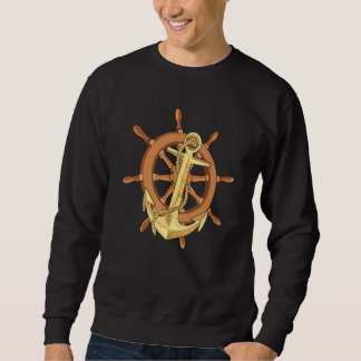 Anker- und Lenkrad Sweatshirt