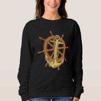 Anker- und Lenkrad Sweatshirt