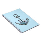 Anker und Leuchtturm (Version 1) Notizblock (Rechte Seite)