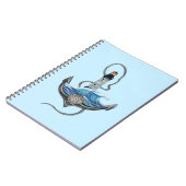 Anker und Leuchtturm (Version 2) Notizblock (Linke Seite)