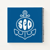 Anker und Meer Notizblock (Rückseite)