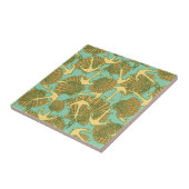 Anker und Muscheln im Vintagen Art-Muster Fliese (Seite)