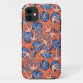 Anker und Quallen Case-Mate iPhone Hülle (Rückseite)