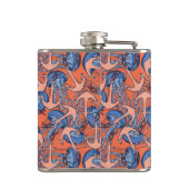 Anker und Quallen Flachmann (Rückseite)