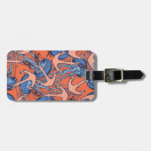 Anker-und Quallen-Muster Gepäckanhänger (Vorderseite horizontal)