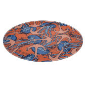 Anker-und Quallen-Muster Schneidebrett (Ecke)