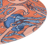 Anker-und Quallen-Muster Schneidebrett (Ecke)