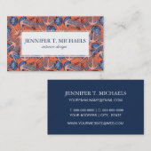 Anker-und Quallen-Muster Visitenkarte (Vorne/Hinten)