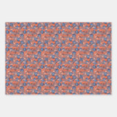 Anker- und Quallenmuster Geschenkpapier Set (Vorderseite 3)