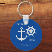 Anker und Rudder Schlüsselanhänger (Vorderseite)