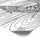 Anker und Seil 2 Poster (Ecke)