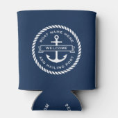 Anker- und Seilbootname Aufnahme Hafen Dosenkühler (Rückseite)