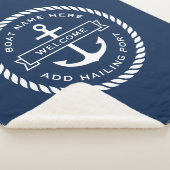 Anker- und Seilbootname Aufnahme Hafen Sherpadecke (3/4)