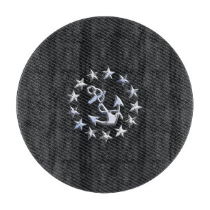 Anker und Sterne der Marine Schneidebrett