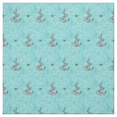 Anker und Sternenmuster - Festina Lente Stoff (Muster)