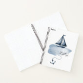 Anker- und Strandnotizbuch Notizblock (Innenseite)