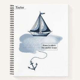 Anker- und Strandnotizbuch Notizblock