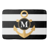 Anker und Streifen Badematte (Vorderseite)