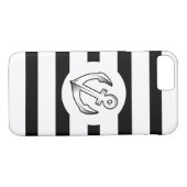 Anker und Streifen Case-Mate iPhone Hülle (Rückseite (Horizontal))
