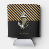 Anker und Streifen Dosenkühler (Rückseite)