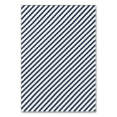 Anker und Streifen: nautische Sitzkarte Tischnummer (Rückseite)