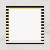 Anker und Streifen | Nautisches Thema | Einschließ Begleitkarte (Rückseite)