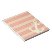 Anker und Streifen Notizblock (angewinkelt)