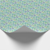 Anker und Wellenmuster Geschenkpapier (Ecke)
