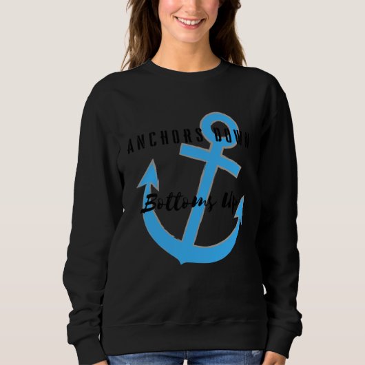 Anker unten, Unterseiten oben Sweatshirt (Vorderseite)