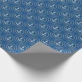 Anker-vibrierende Geschenkpapier (Ecke)