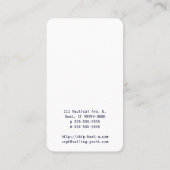 Anker Visitenkarte (Rückseite)