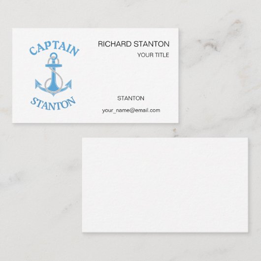 Anker Visitenkarte (Vorne/Hinten)