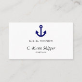 Anker Visitenkarte (Vorderseite)