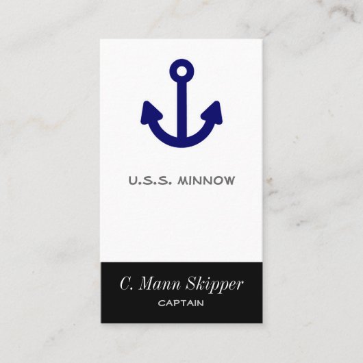 Anker Visitenkarte (Vorderseite)