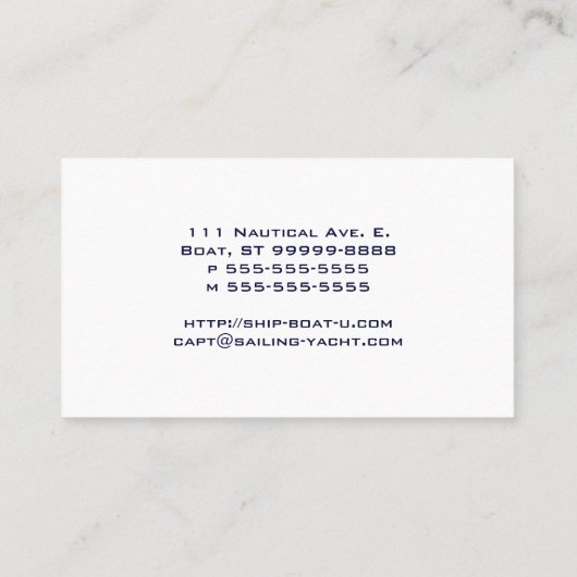 Anker Visitenkarte (Rückseite)