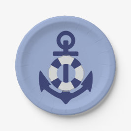 Anker weg Baby Duschpapier Teller