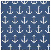 Anker weg dem Gewebe in der Marine-| Stoff (Muster)