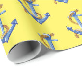 Anker weg geschenkpapier (Rolleneckpunkt)