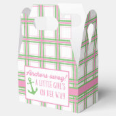 Anker weg Girl Nautical Baby Dusche Geschenkschachtel (Geöffnet)